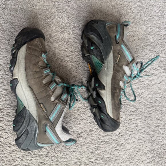 Keen Women's Targhee II Hiking Shoes - Olive/Teal Blue - Size 5 - Picture 3 of 3